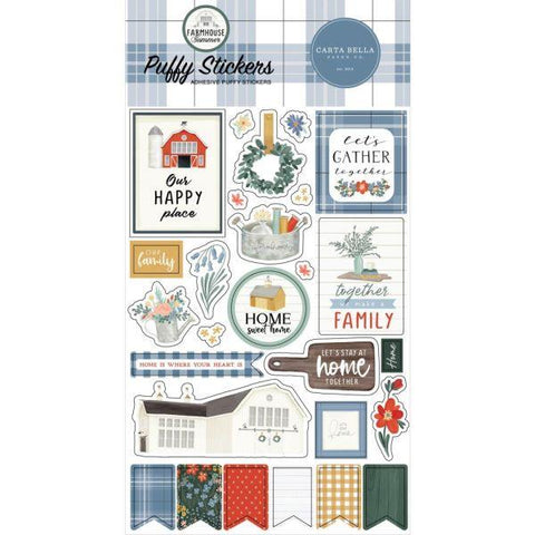 Farmhouse Summer - Puffy Stickers