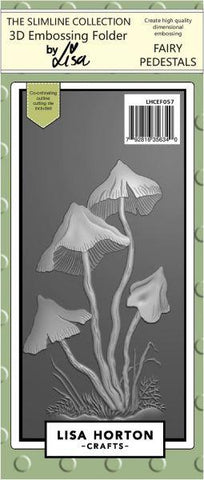 3D Slimline Embossing Folder with Cutting Die - Fairy Pedestals