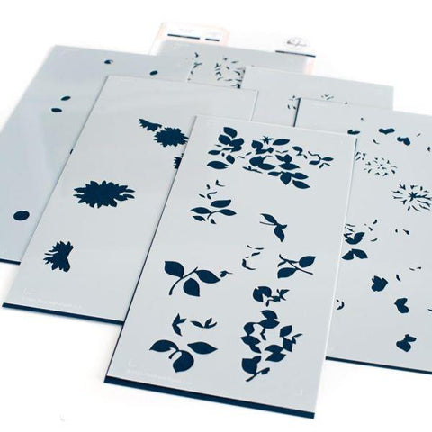 Dahlia - Layering Stencils