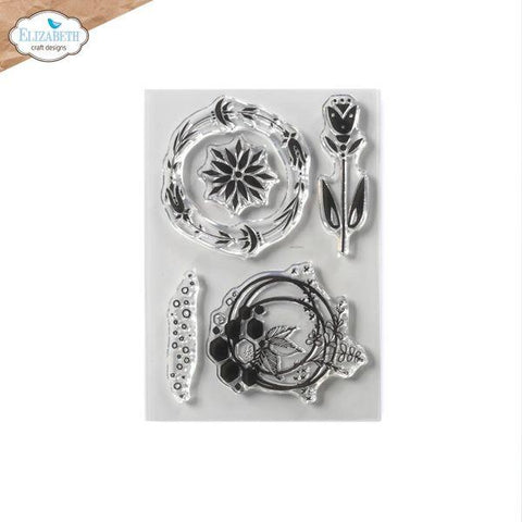 Florals N' Fabrick - Clear Stamps - Fun Flourishes