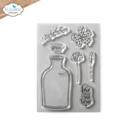 Florals N' Fabrick - Clear Stamps - Love Makes A House Home