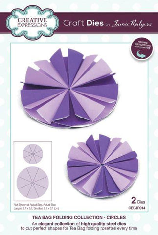 Tea Bag Folding Dies - Circles