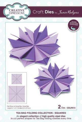 Tea Bag Folding Dies - Squares