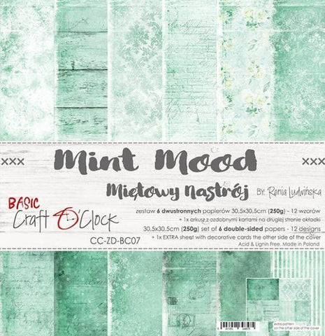 Basics - Mint Mood - 12x12 Paper Collection