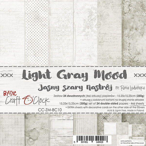 Basics - Light Gray - 6x6 Paper Collection