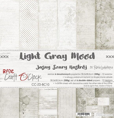 Basics - Light Gray - 12x12 Paper Collection