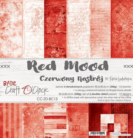 Basics - Red Mood - 12x12 Paper Collection