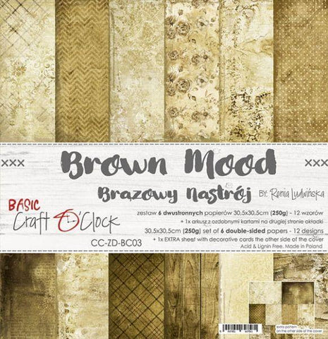 Basics - Brown Moon - 12x12 Collection Pack