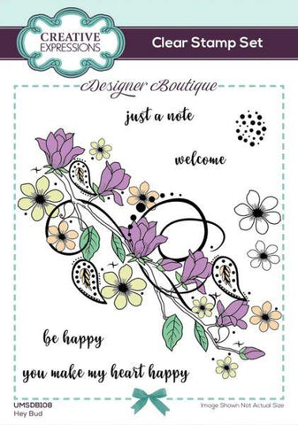 Designer Boutique Clear Stamp Sets - Hey Bud