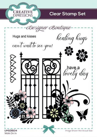 Designer Boutique Clear Stamp Sets - Walk On In