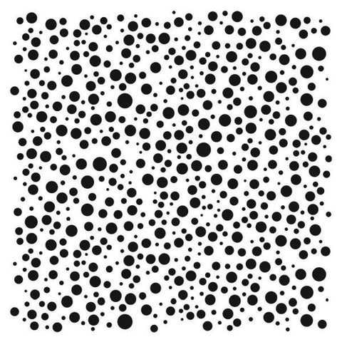 Random Bubbles - 6x6 Stencil
