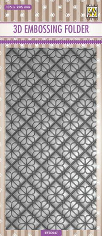 3D Embossing Folder - Flower Backgrounds