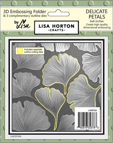 3D Embossing Folder with 3 Dies - Delicate Petals