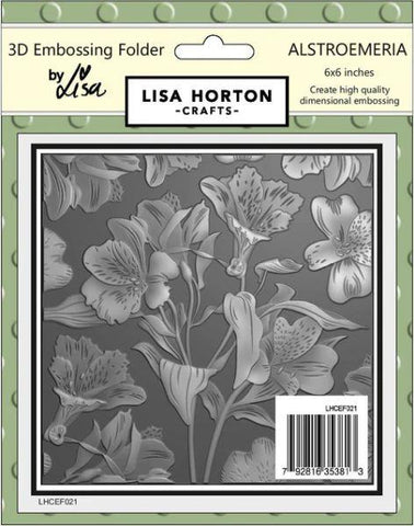 3D Embossing Folder - Alstroemeria