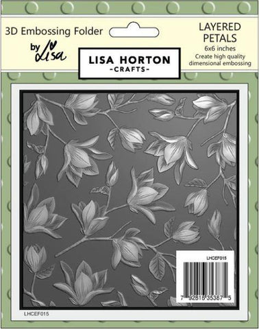 3D Embossing Folder - Layered Petals