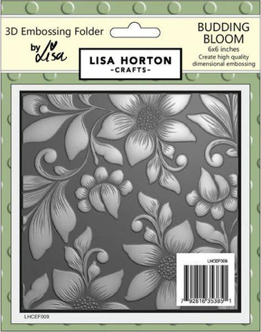 3D Embossing Folder - Budding Bloom