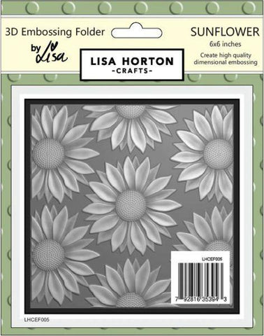 3D Embossing Folder - Sunflower