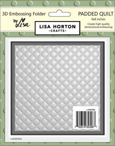 3D Embossing Folder - Padded Quilt