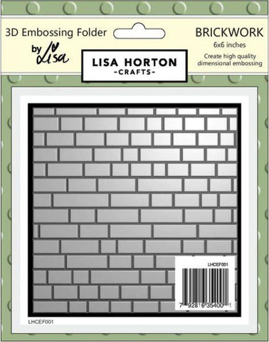 3D Embossing Folder - Brickwork