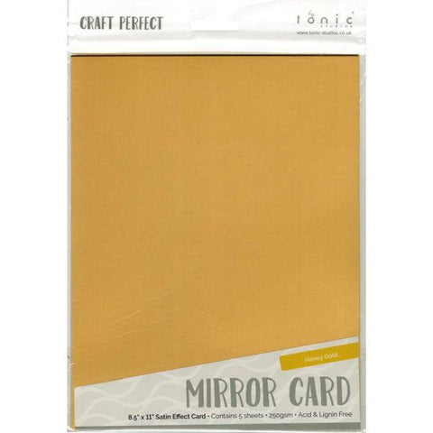 Mirror Glossy Cardstock - Satin Honey