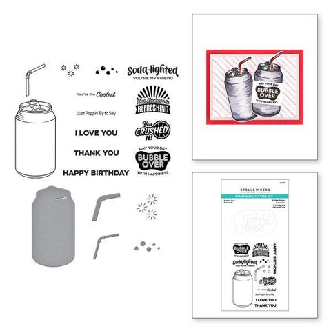 Cardmaker Collection - Bubble OVer Clear Stamp & Die Set