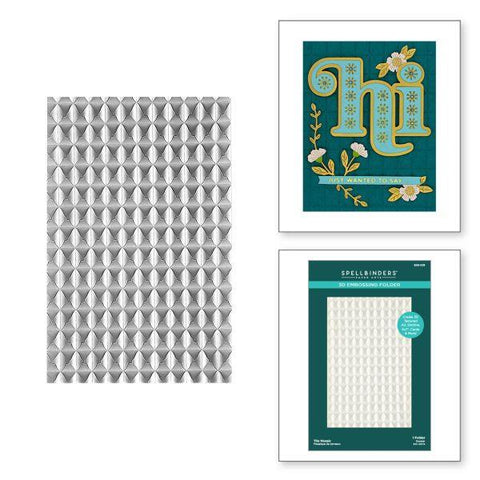 3D Embossing Folder - Tile Mosaic