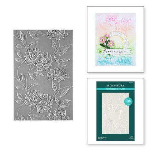 3D Embossing Folder - Beautiful Blooms