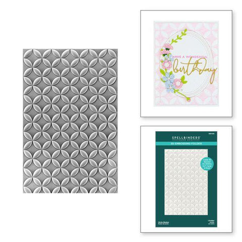 3D Embossing Folder - Circle Illusion