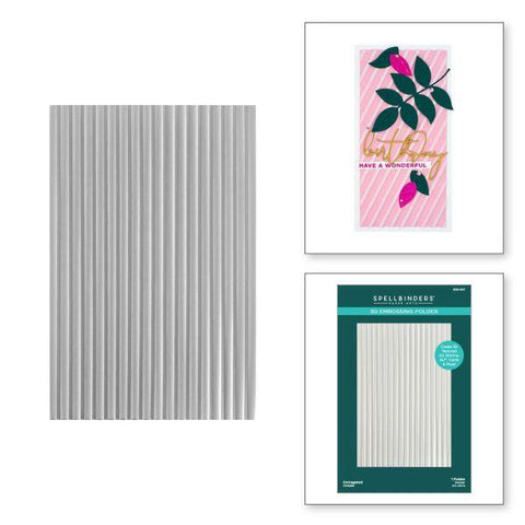 3D Embossing Folder - Corrugated