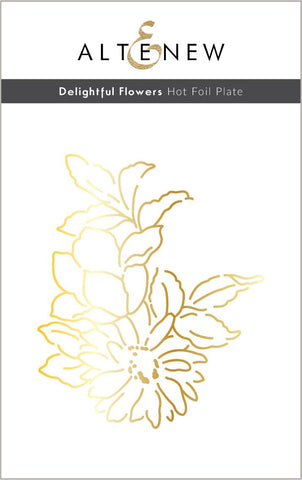 Delightful Flowers - Hot Foil Plate