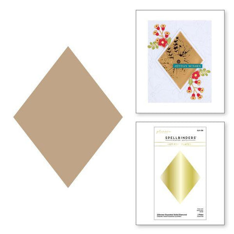 Glimmer Greetings Collection - Essential Solid Diamond Glimmer Plate