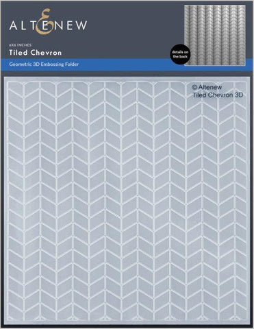 Chevron 3D Embossing Folder