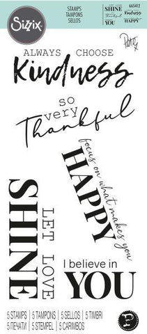 Sunnyside Sentiments #10 - Clear Stamps