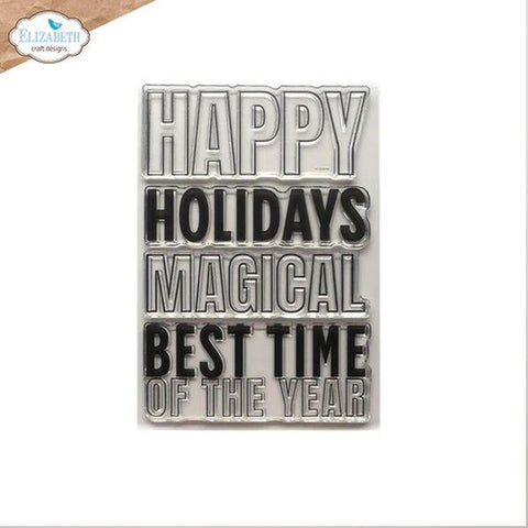 Christmas Lives Here - Clear Stamps - Happy Holidays