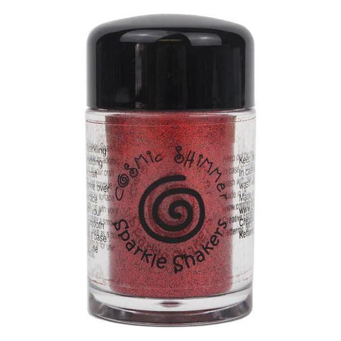 Cosmic Shimmer Sparkle Shaker - Cherry Red