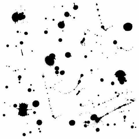 Art Splatters - 6x6 Stencil