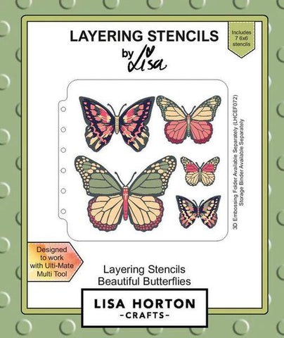 Beautiful Butterflies - Layering Stencils