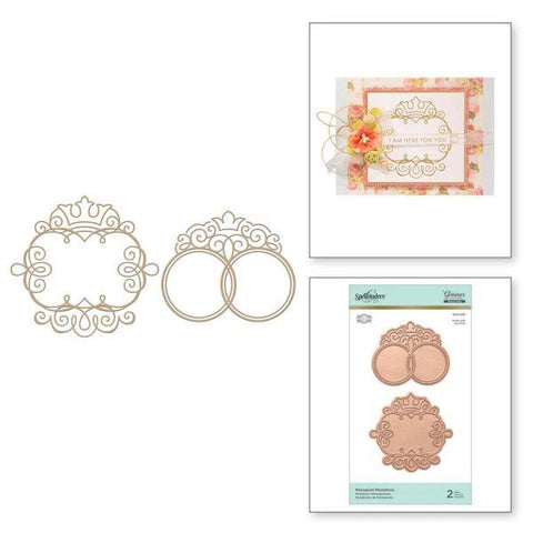 Monogram Medallions Glorious Glimmer Hot Foil Plates