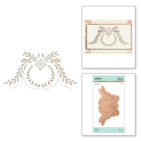 Cartouche Glimmer Hot Foil Plate