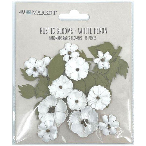Rustic Blooms - White Heron