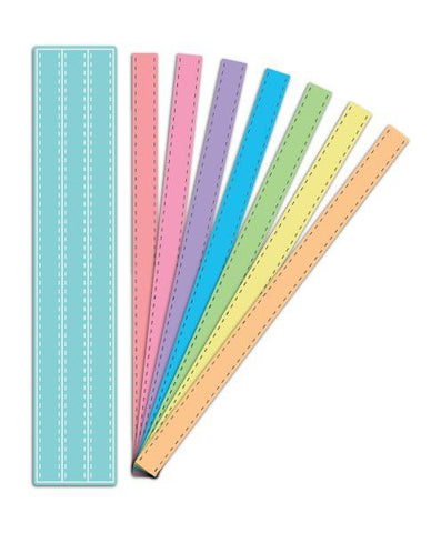 1/2" Stitched Slimline Background Strips Die