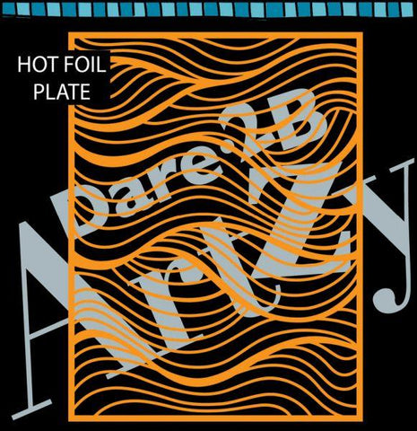 Make Waves Hot Foil Plate
