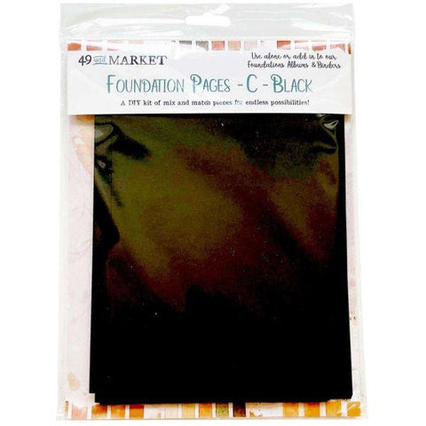 Memory Journal Foundation Pages - C - Black