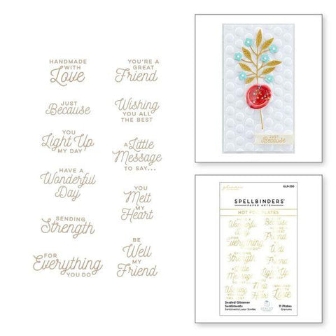 Sealed Collection - Sealed Glimmer Sentiments Glimmer Hot Foil Plates