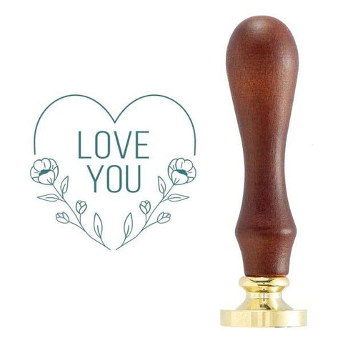 Sealed Collection - Love You Heart Wax Seal Stamp
