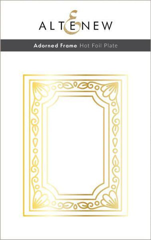 Adorned Frame - Hot Foil Plate