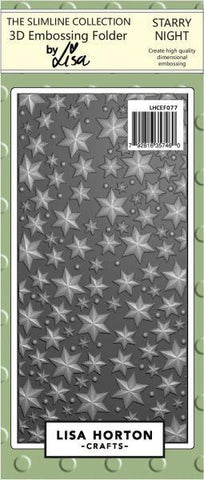 Slimline 3D Embossing Folder - Starry Night