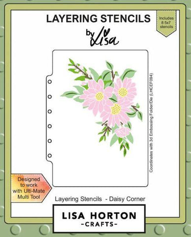 Layering Stencils - Daisy Corner