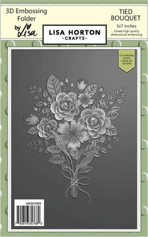 3D Embossing Folder & Die - Tied Bouquet