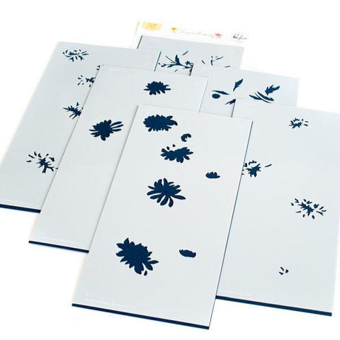 Chrysanthemum - Layering Stencils